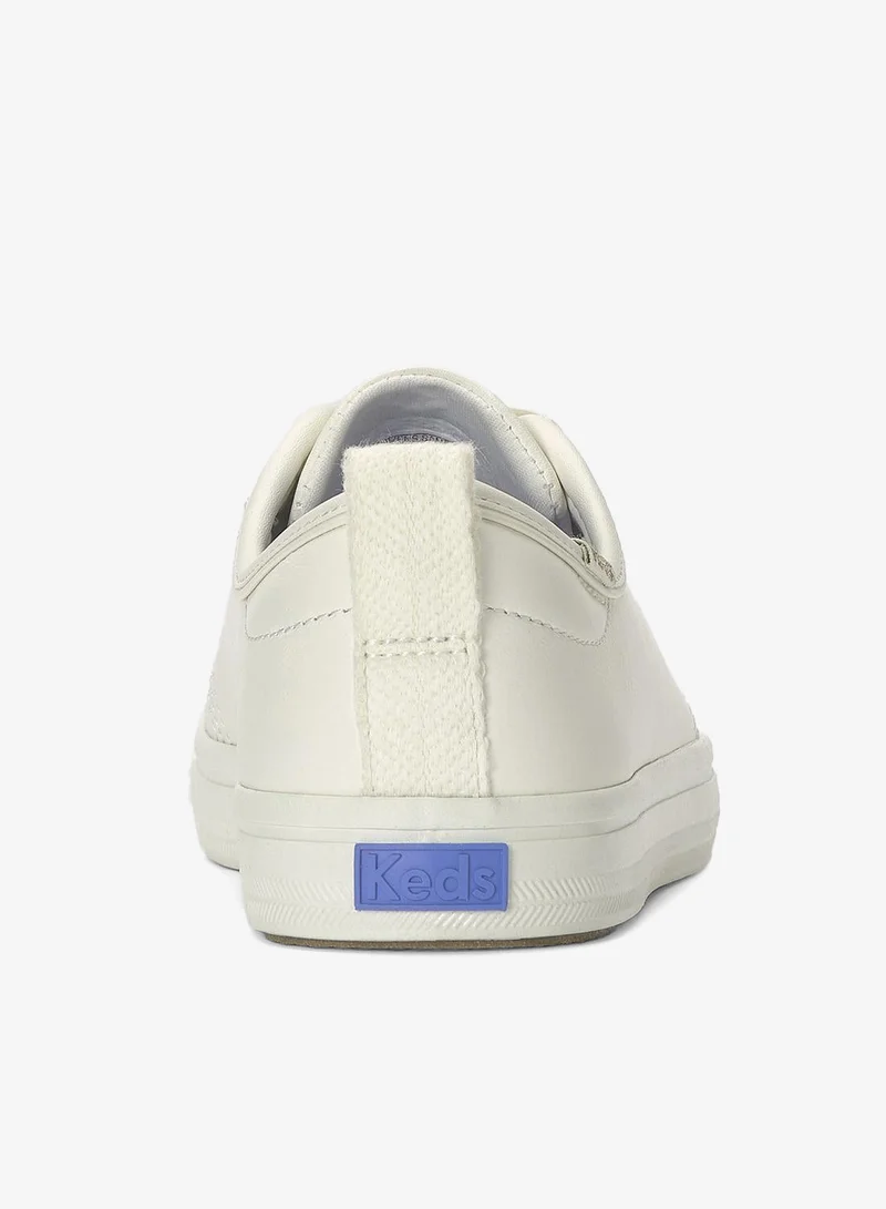 Keds Keds Women's Cruise Lace Up Leather Casual Sneaker Beige